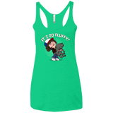 T-Shirts Envy / X-Small It´z Zo Fluffy Women's Triblend Racerback Tank
