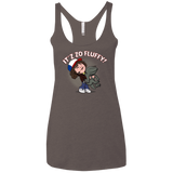 T-Shirts Macchiato / X-Small It´z Zo Fluffy Women's Triblend Racerback Tank