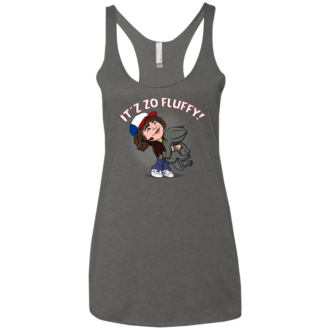 T-Shirts Premium Heather / X-Small It´z Zo Fluffy Women's Triblend Racerback Tank