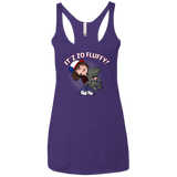 T-Shirts Purple Rush / X-Small It´z Zo Fluffy Women's Triblend Racerback Tank