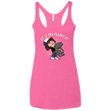 T-Shirts Vintage Pink / X-Small It´z Zo Fluffy Women's Triblend Racerback Tank