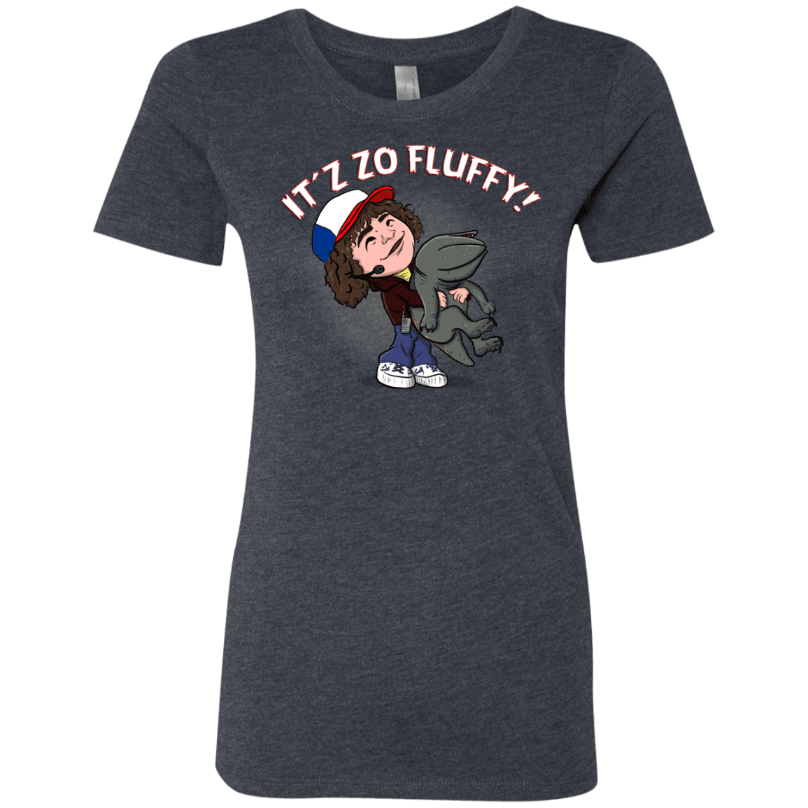 T-Shirts Vintage Navy / S It´z Zo Fluffy Women's Triblend T-Shirt