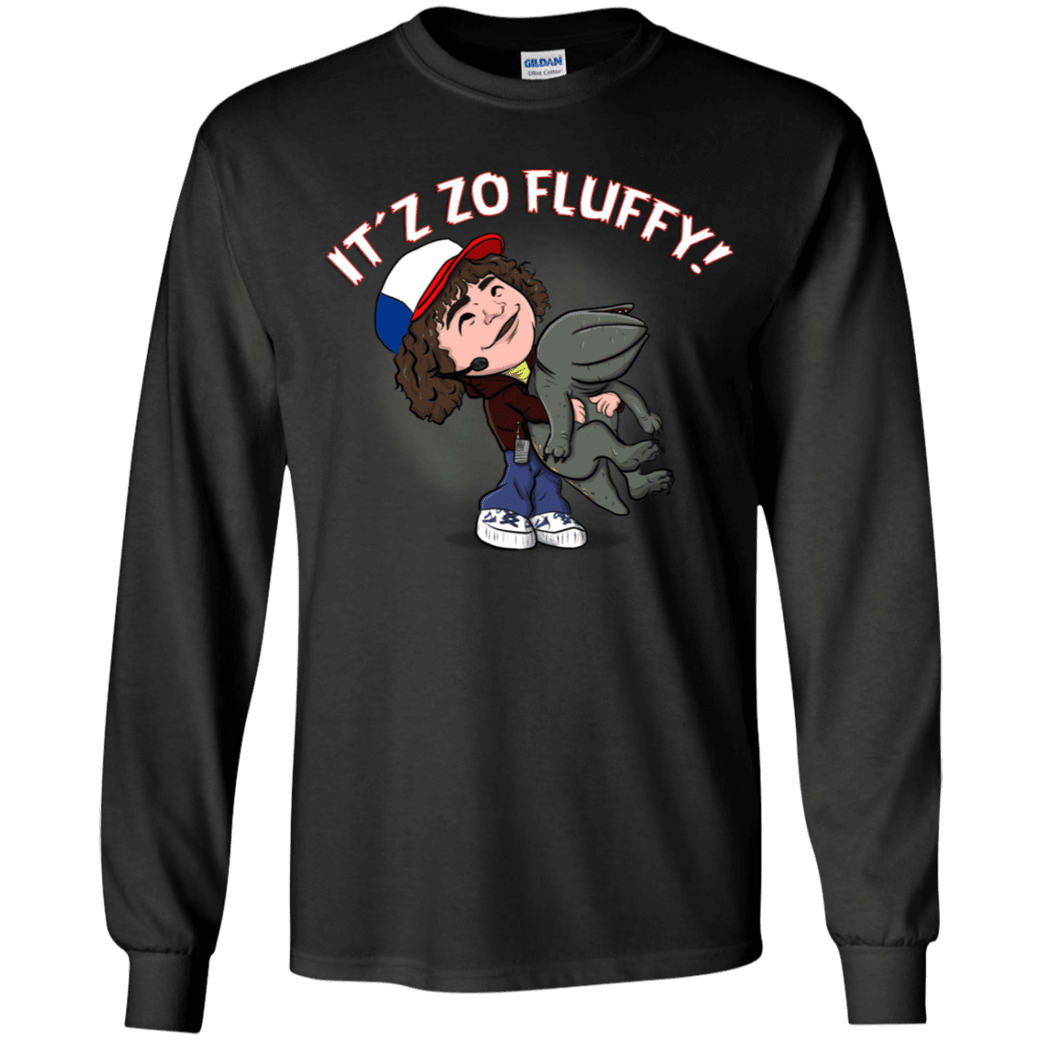 T-Shirts Black / YS It´z Zo Fluffy Youth Long Sleeve T-Shirt