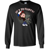 T-Shirts Black / YS It´z Zo Fluffy Youth Long Sleeve T-Shirt