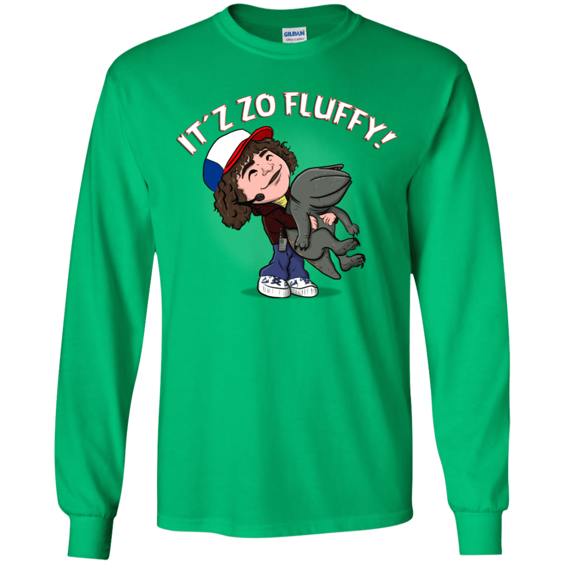 T-Shirts Irish Green / YS It´z Zo Fluffy Youth Long Sleeve T-Shirt