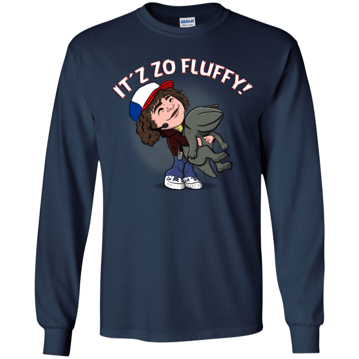 T-Shirts Navy / YS It´z Zo Fluffy Youth Long Sleeve T-Shirt