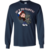 T-Shirts Navy / YS It´z Zo Fluffy Youth Long Sleeve T-Shirt