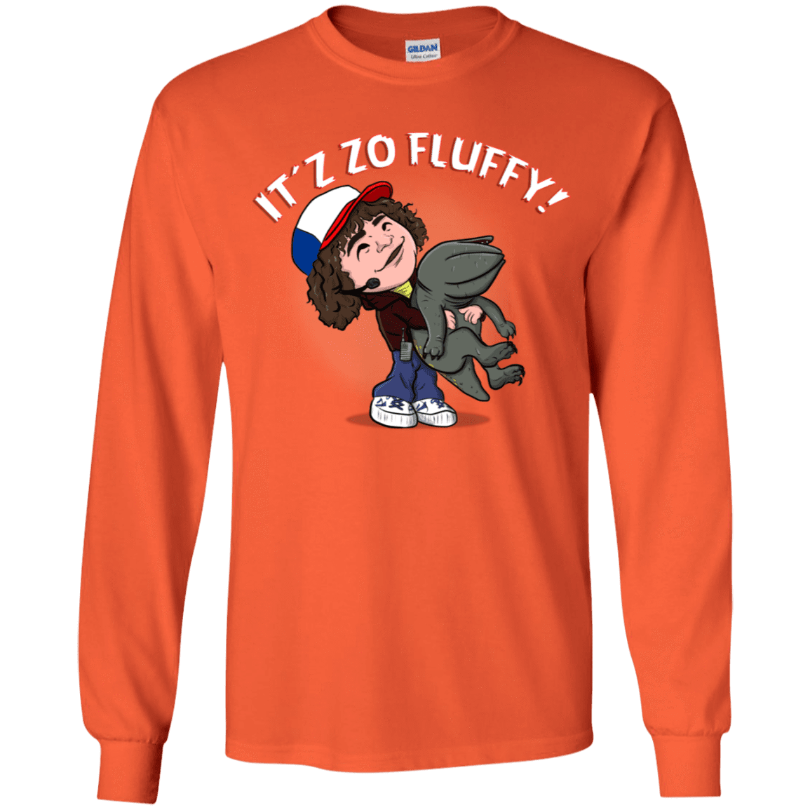 T-Shirts Orange / YS It´z Zo Fluffy Youth Long Sleeve T-Shirt