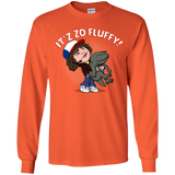 T-Shirts Orange / YS It´z Zo Fluffy Youth Long Sleeve T-Shirt