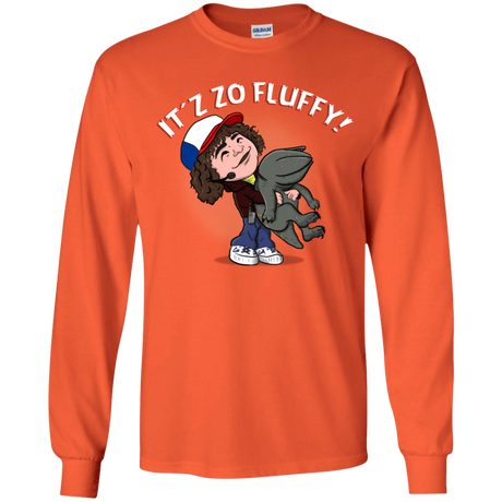 T-Shirts Orange / YS It´z Zo Fluffy Youth Long Sleeve T-Shirt