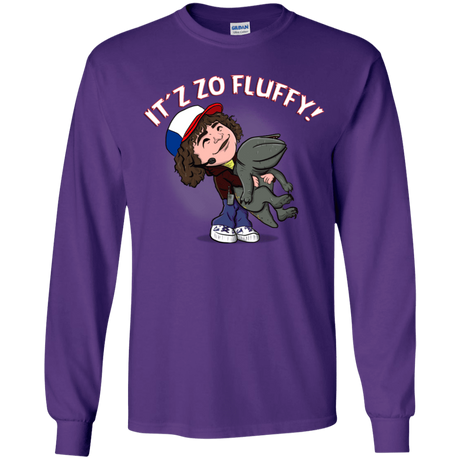 T-Shirts Purple / YS It´z Zo Fluffy Youth Long Sleeve T-Shirt