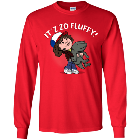 T-Shirts Red / YS It´z Zo Fluffy Youth Long Sleeve T-Shirt