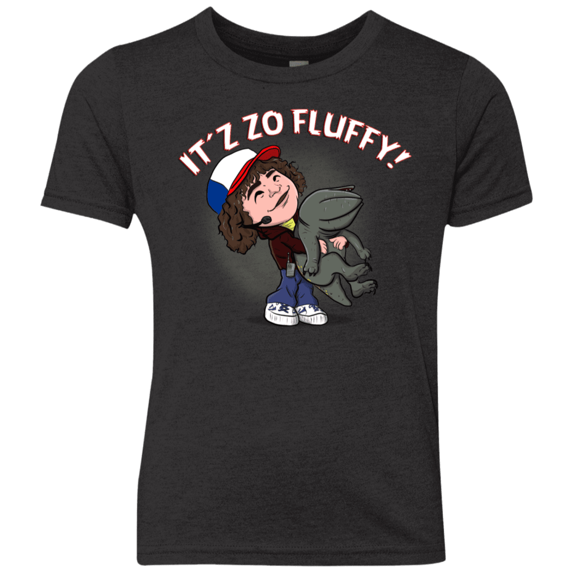 T-Shirts Vintage Black / YXS It´z Zo Fluffy Youth Triblend T-Shirt