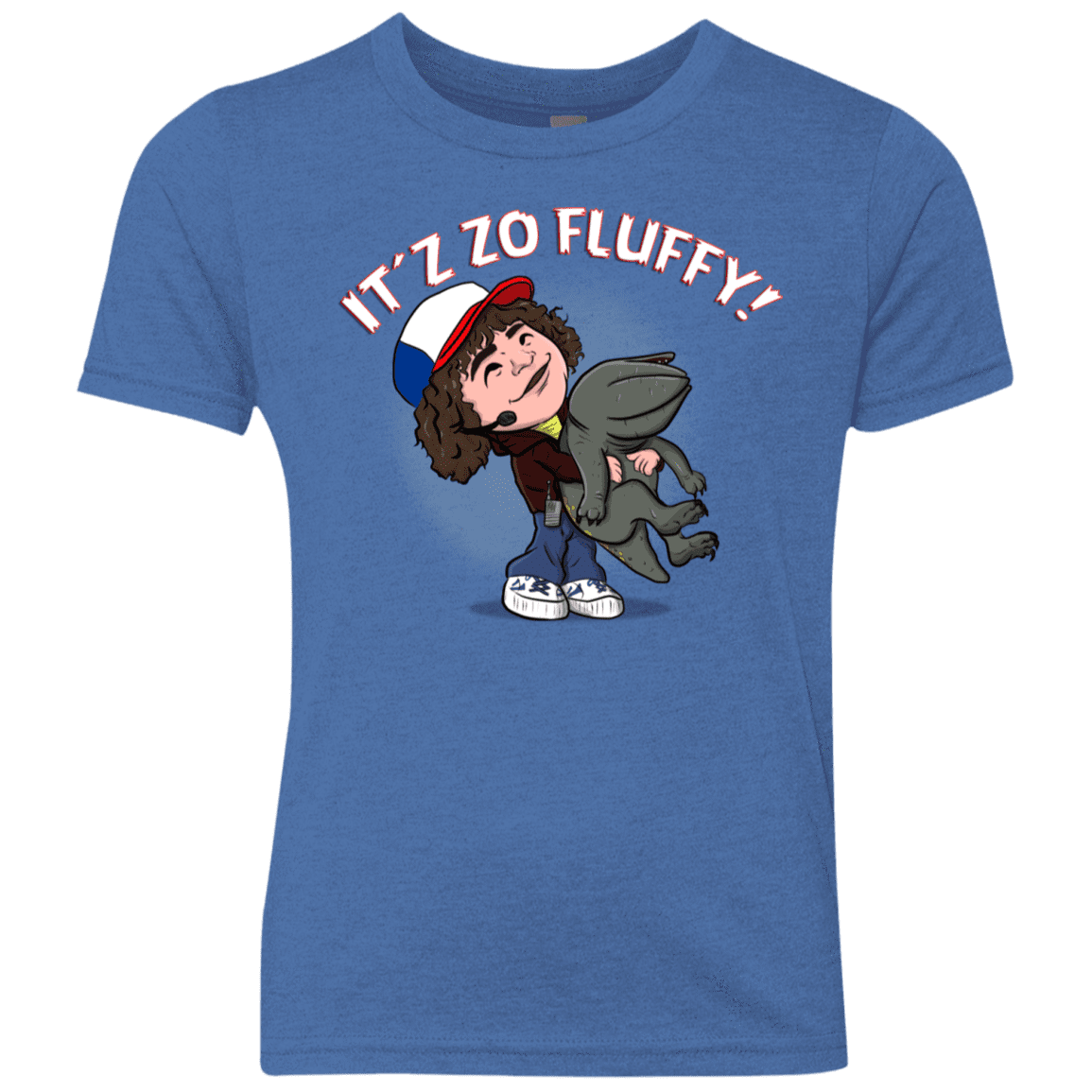 T-Shirts Vintage Royal / YXS It´z Zo Fluffy Youth Triblend T-Shirt