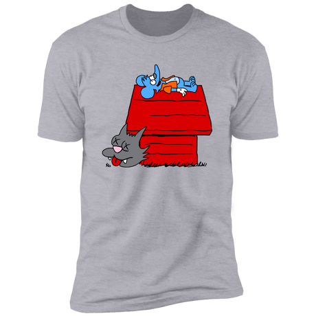 T-Shirts Heather Grey / S Itchy and Peanuts Men's Premium T-Shirt