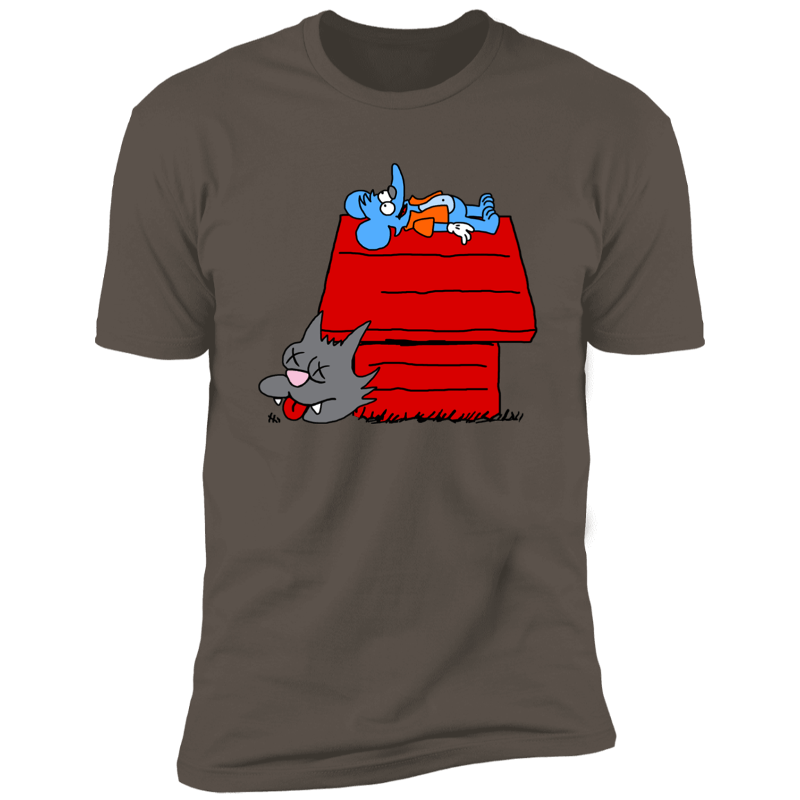 T-Shirts Warm Grey / S Itchy and Peanuts Men's Premium T-Shirt