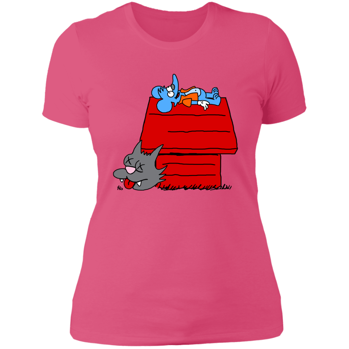 T-Shirts Hot Pink / S Itchy and Peanuts Women's Premium T-Shirt