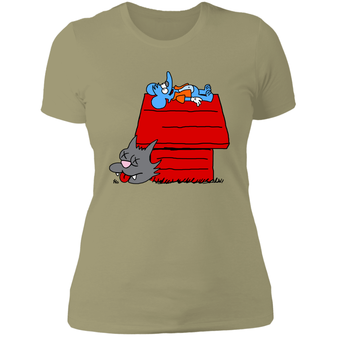 T-Shirts Light Olive / S Itchy and Peanuts Women's Premium T-Shirt