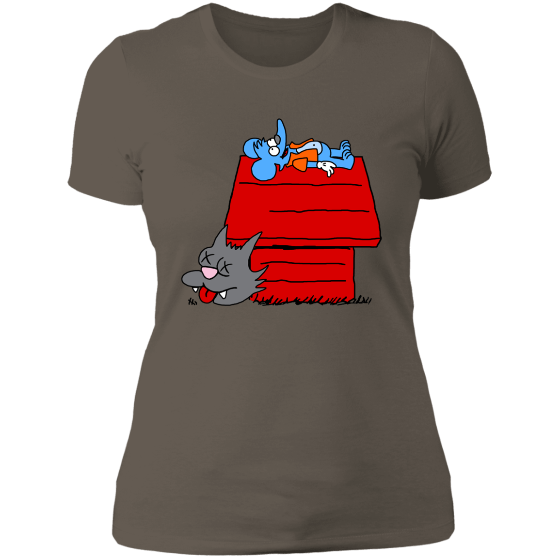 T-Shirts Warm Grey / S Itchy and Peanuts Women's Premium T-Shirt