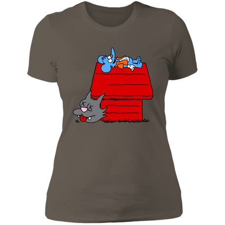 T-Shirts Warm Grey / S Itchy and Peanuts Women's Premium T-Shirt