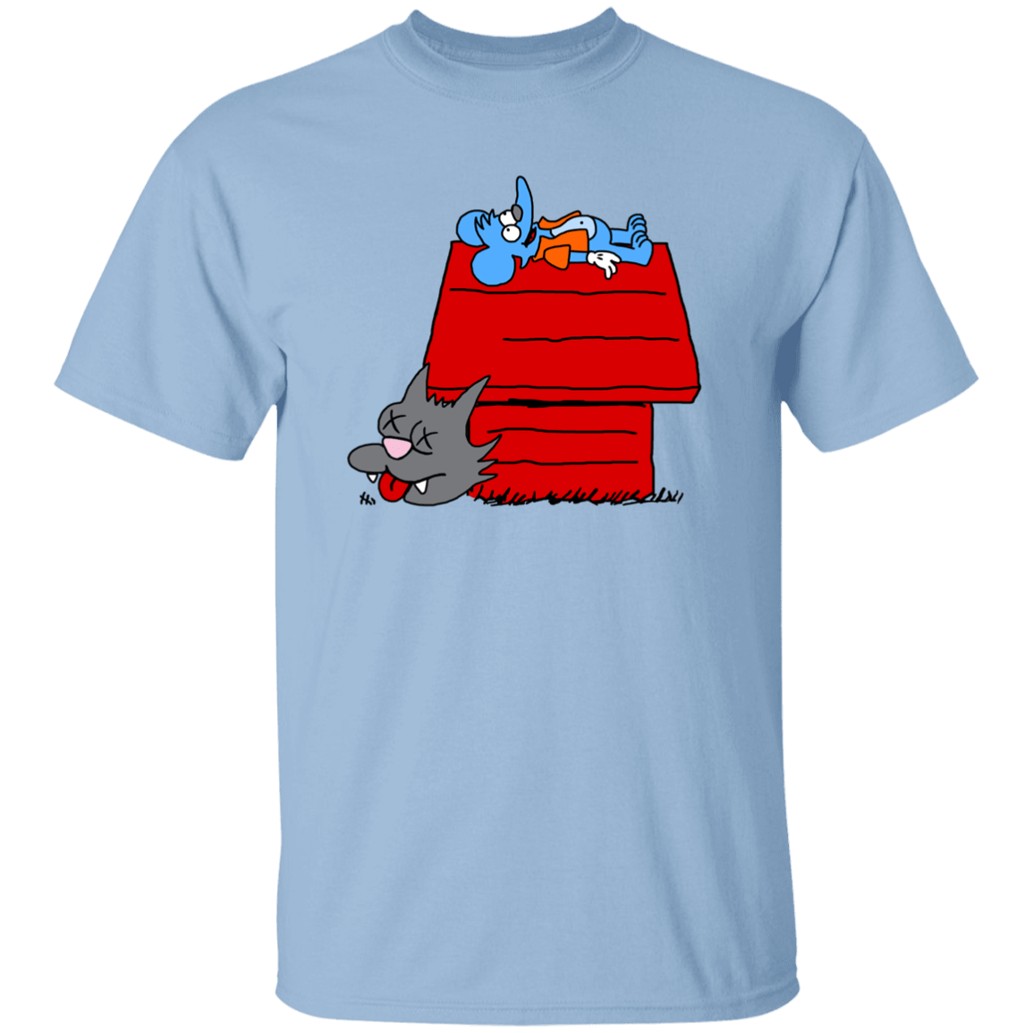 T-Shirts Light Blue / YXS Itchy and Peanuts Youth T-Shirt