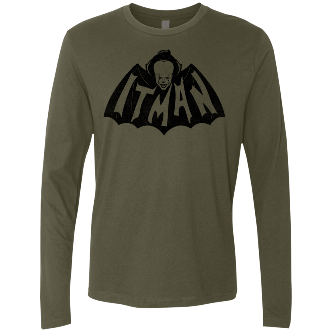 T-Shirts Military Green / S ITman Men's Premium Long Sleeve