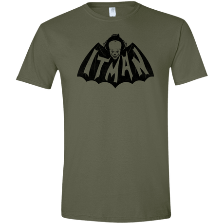 T-Shirts Military Green / S ITman Men's Semi-Fitted Softstyle