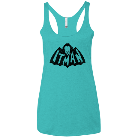 T-Shirts Tahiti Blue / X-Small ITman Women's Triblend Racerback Tank