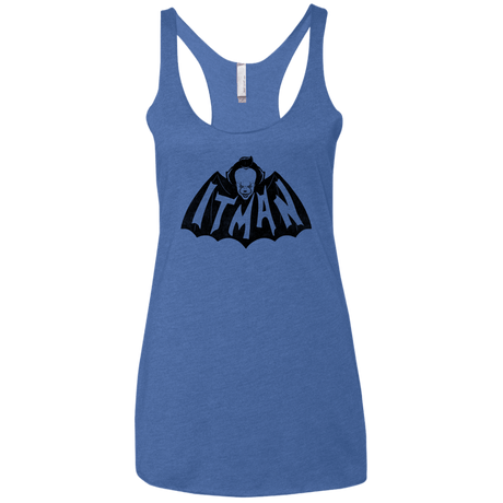 T-Shirts Vintage Royal / X-Small ITman Women's Triblend Racerback Tank