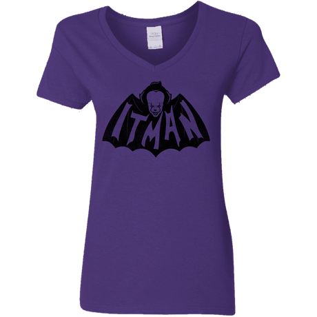 T-Shirts Purple / S ITman Women's V-Neck T-Shirt