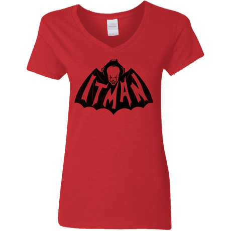 T-Shirts Red / S ITman Women's V-Neck T-Shirt