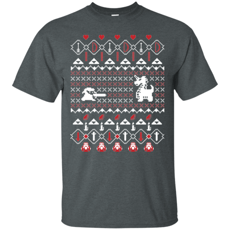 T-Shirts Dark Heather / Small Its Dangerous To Go Alone At Christmas T-Shirt