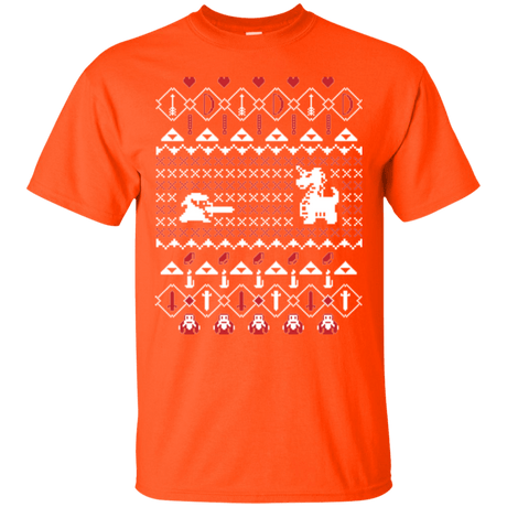 T-Shirts Orange / Small Its Dangerous To Go Alone At Christmas T-Shirt