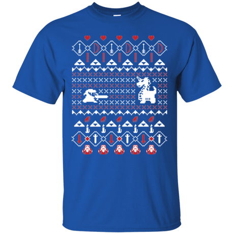 T-Shirts Royal / Small Its Dangerous To Go Alone At Christmas T-Shirt