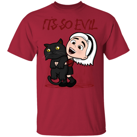 T-Shirts Cardinal / YXS Its So Evil Youth T-Shirt