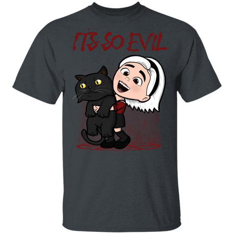 T-Shirts Dark Heather / YXS Its So Evil Youth T-Shirt