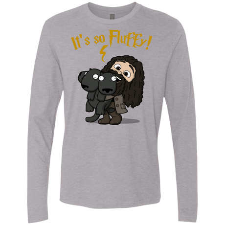 T-Shirts Heather Grey / Small Its So Fluffy Men's Premium Long Sleeve