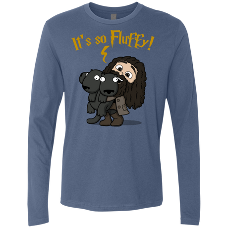 T-Shirts Indigo / Small Its So Fluffy Men's Premium Long Sleeve