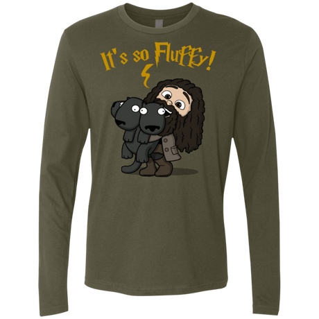 T-Shirts Military Green / Small Its So Fluffy Men's Premium Long Sleeve