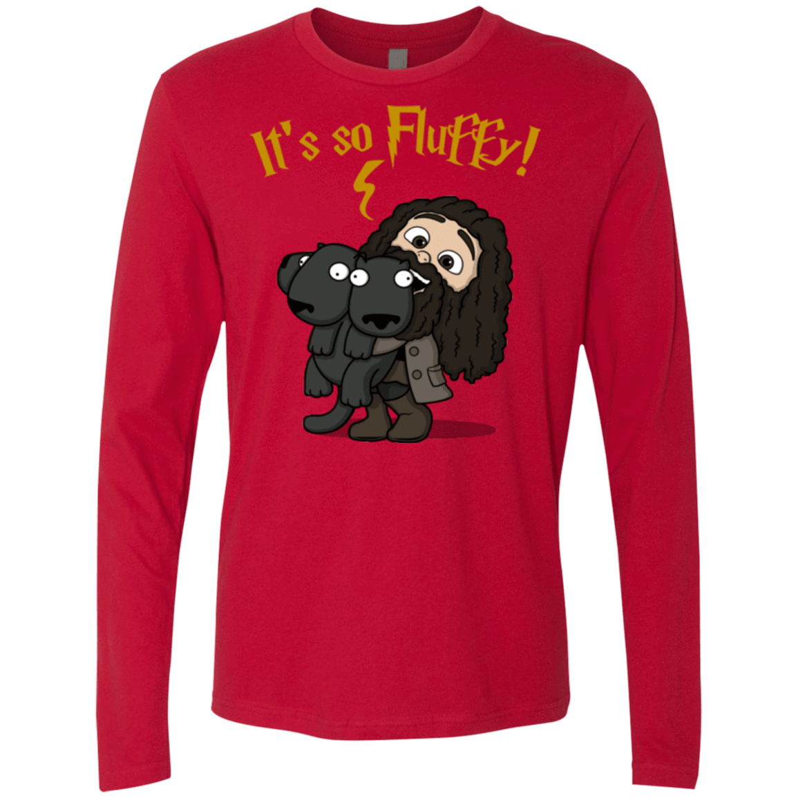 T-Shirts Red / Small Its So Fluffy Men's Premium Long Sleeve