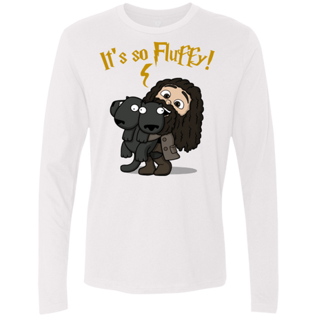 T-Shirts White / Small Its So Fluffy Men's Premium Long Sleeve