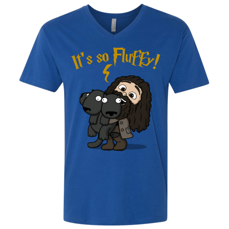 T-Shirts Royal / X-Small Its So Fluffy Men's Premium V-Neck