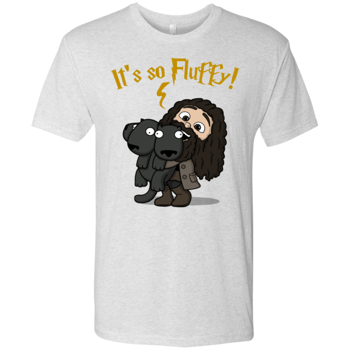 T-Shirts Heather White / Small Its So Fluffy Men's Triblend T-Shirt