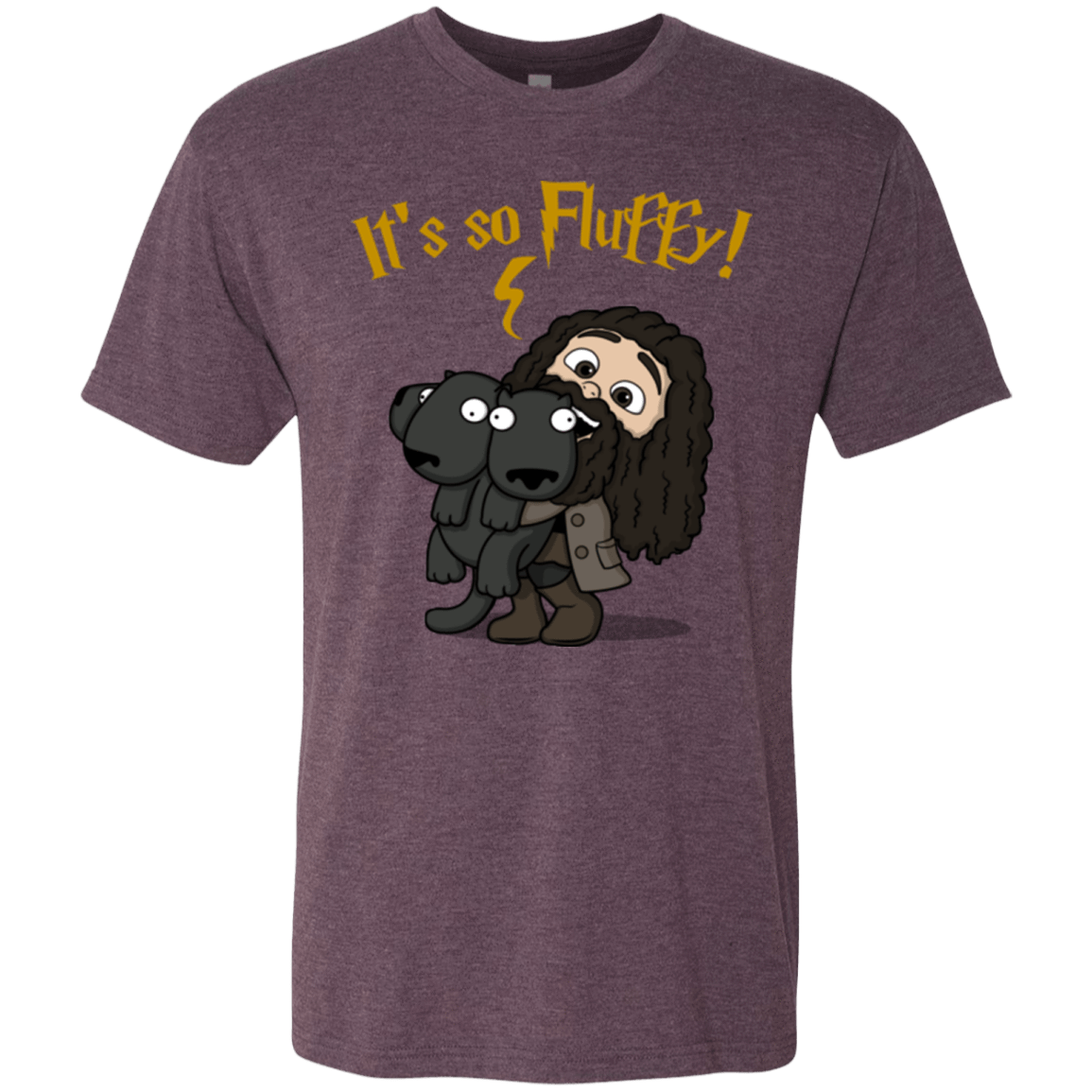 T-Shirts Vintage Purple / Small Its So Fluffy Men's Triblend T-Shirt
