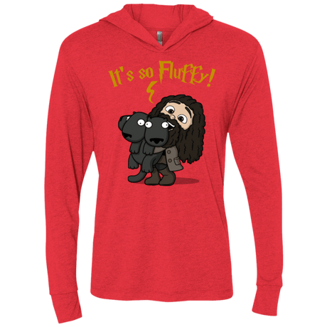 T-Shirts Vintage Red / X-Small Its So Fluffy Triblend Long Sleeve Hoodie Tee