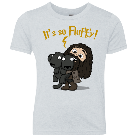 T-Shirts Heather White / YXS Its So Fluffy Youth Triblend T-Shirt