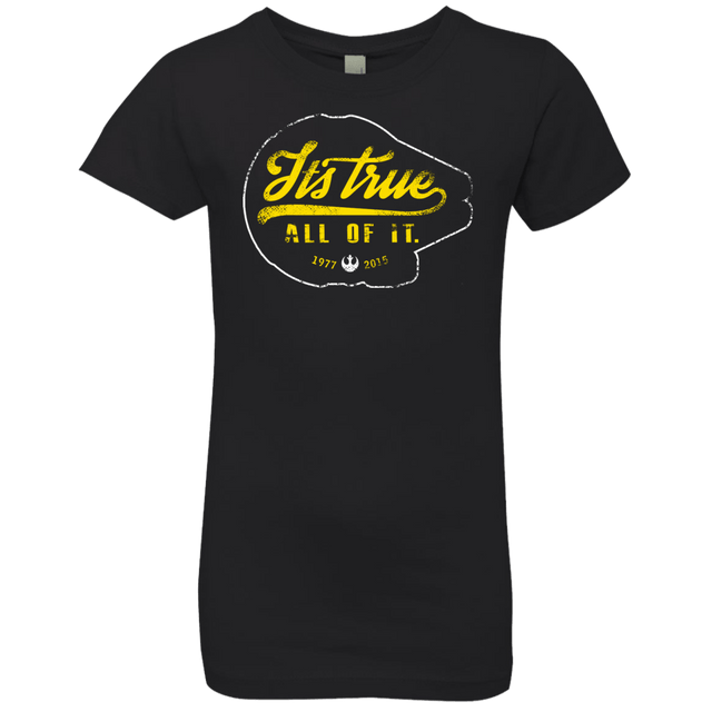 T-Shirts Black / YXS Its True Girls Premium T-Shirt