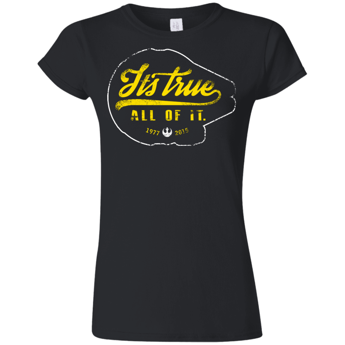 T-Shirts Black / S Its True Junior Slimmer-Fit T-Shirt