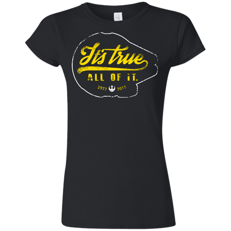 T-Shirts Black / S Its True Junior Slimmer-Fit T-Shirt