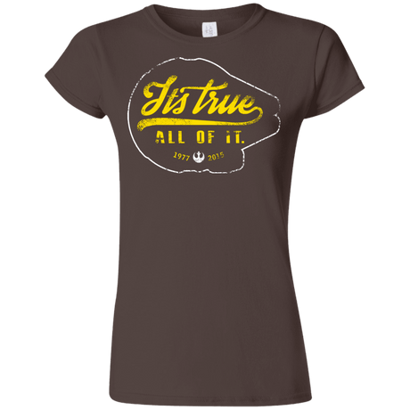 T-Shirts Dark Chocolate / S Its True Junior Slimmer-Fit T-Shirt